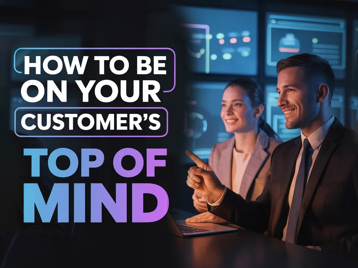 How to Be on Your Customer’s Top of Mind