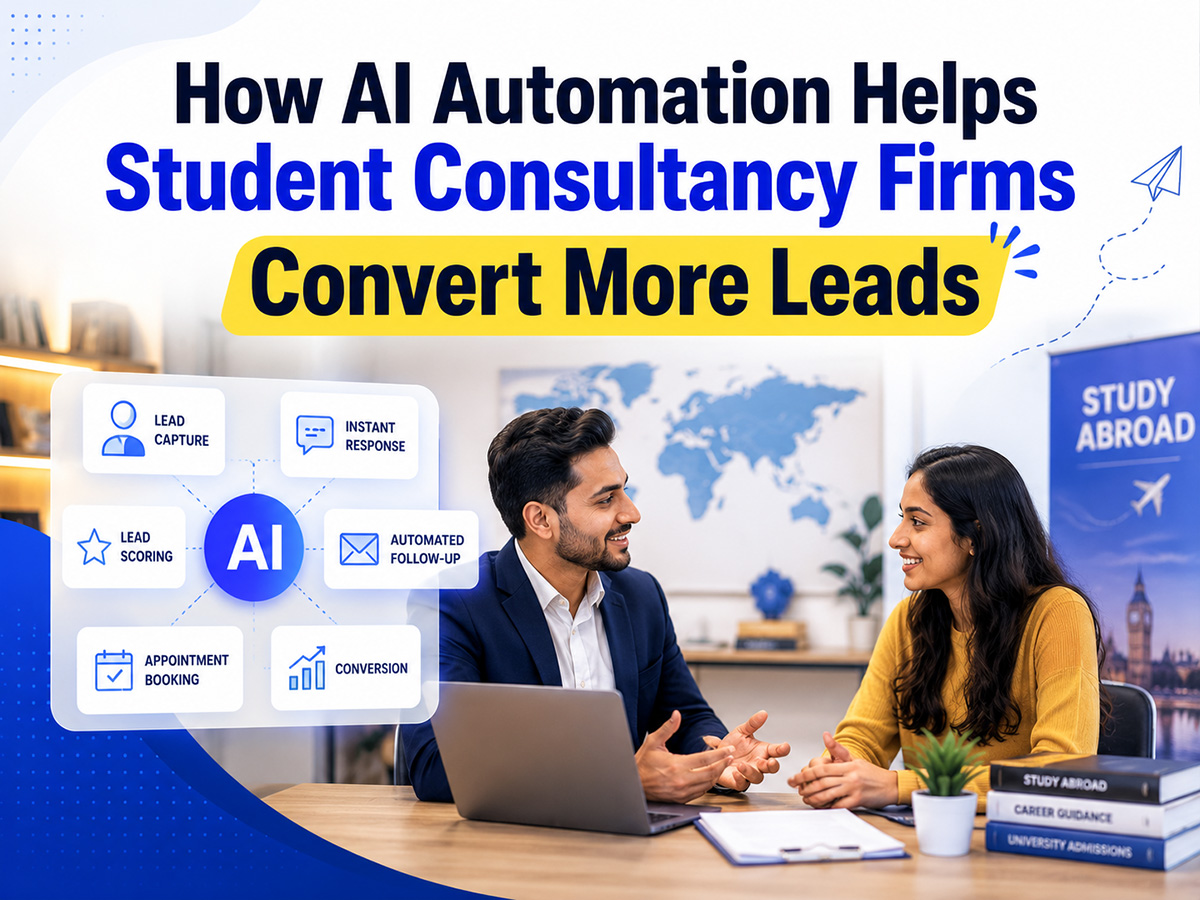 How AI Automation Helps Student Consultancy Firms Convert More Leads