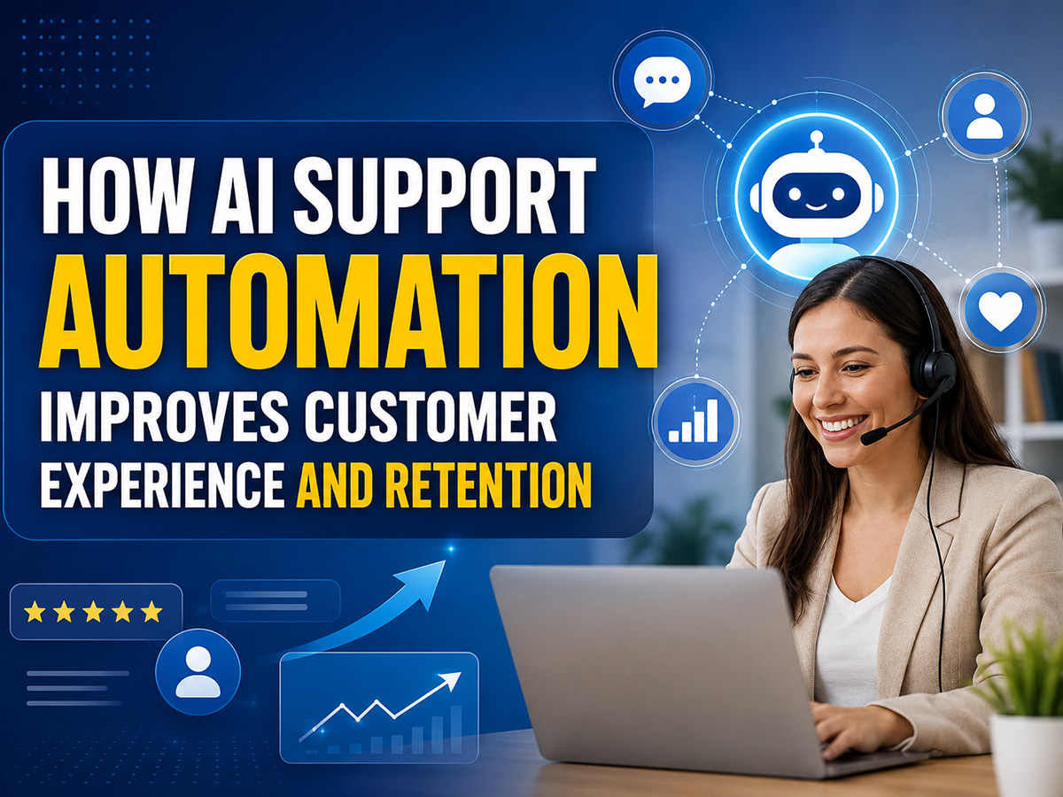 How AI Support Automation Improves Customer Experience and Retention