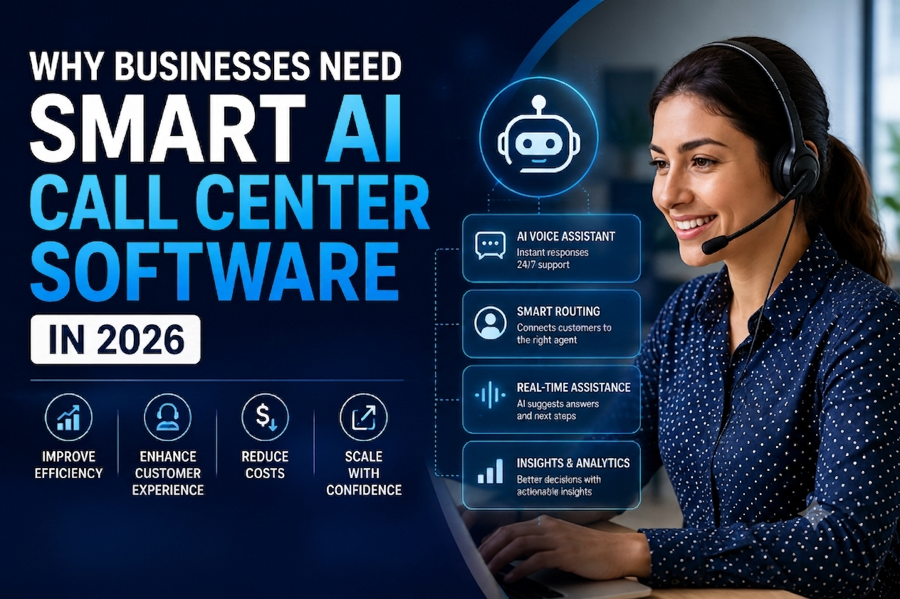 Why Businesses Need Smart AI Call Center Software in 2026