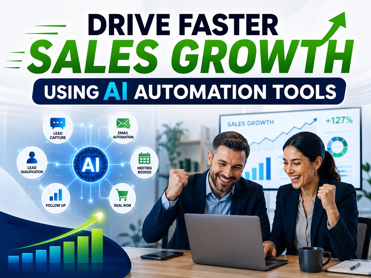 Drive Faster Sales Growth Using AI Automation Tools