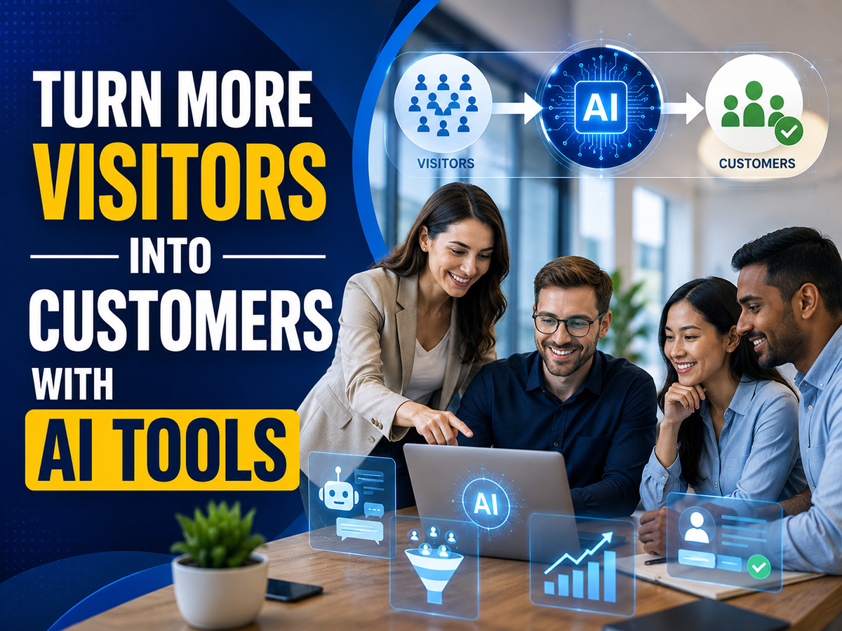 Turn More Visitors into Customers with AI Tools