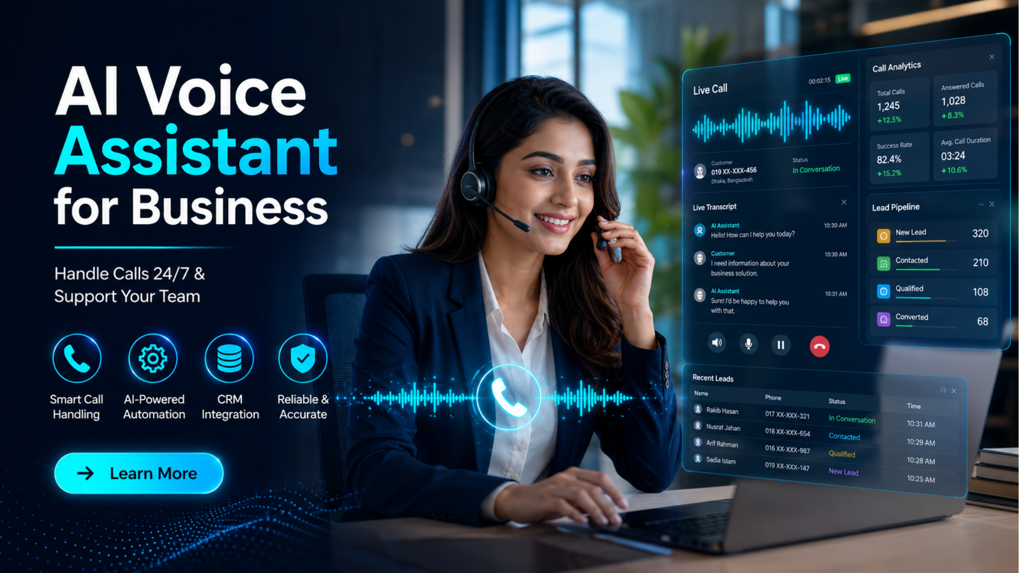 AI Voice Assistant: How to Automate Customer Calls and Support Your Team