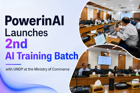 Modernizing Public Administration: PowerinAI Launches 2nd AI Training Batch with UNDP at the Ministry of Commerce